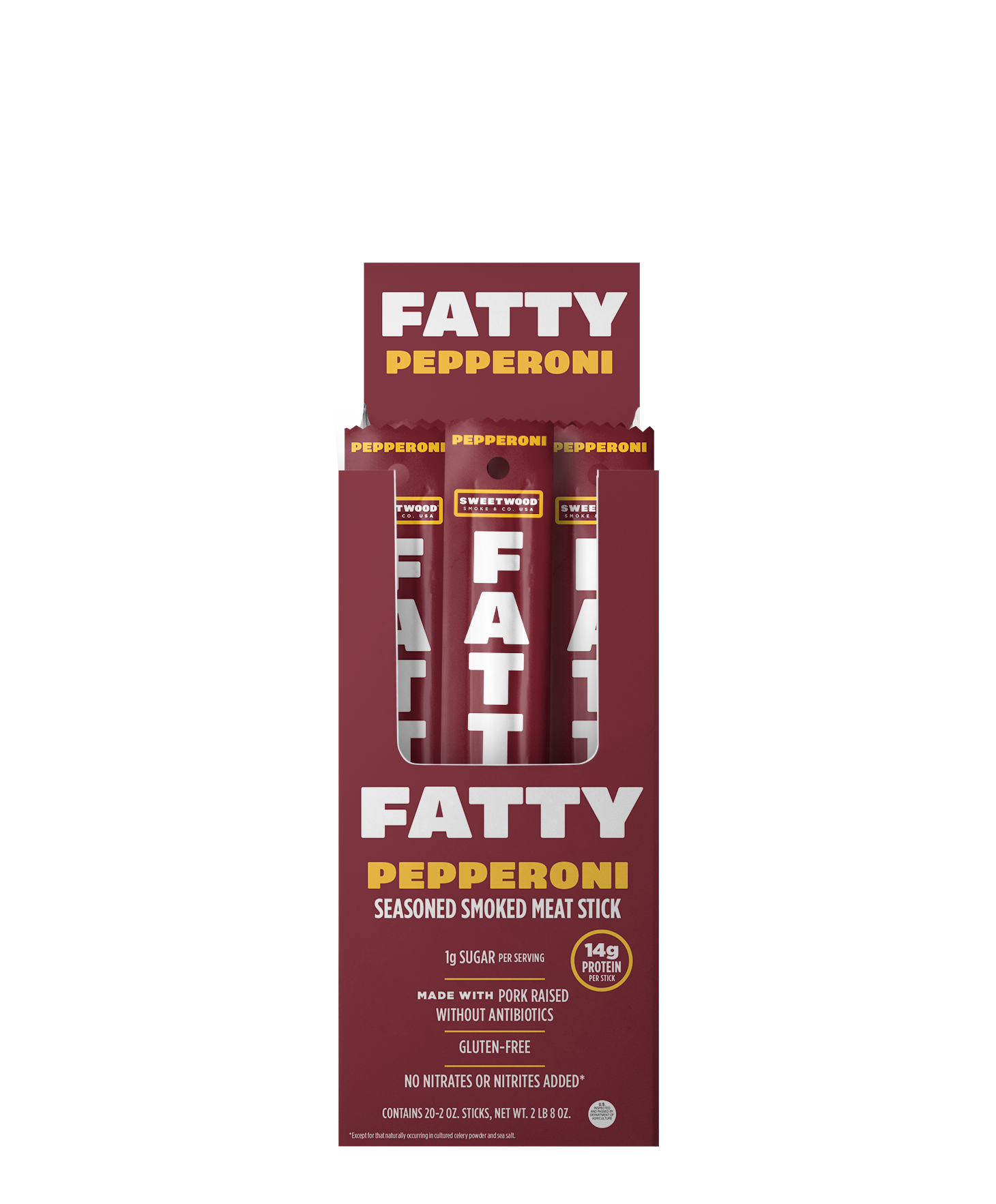 Fatty meat stick pepperoni pack